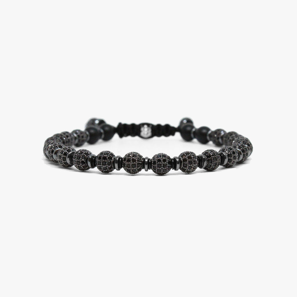 ★クール★DIESEL BLACK SEMI-PRECIOUS BEADED BRACELET Amazon.com: Diesel All-Gender Stainless Steel and Beaded
