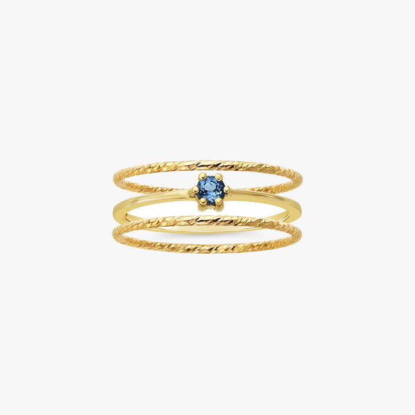 Topaz and 14K Gold