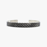 Antiqued Crosshatch Cuff