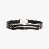 Embossed Leather, Knife Edge Sterling