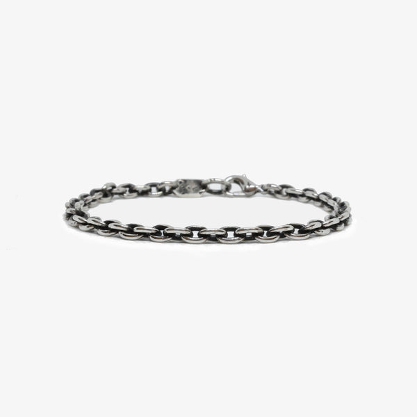 Smooth Sterling Cable Chain Bracelet