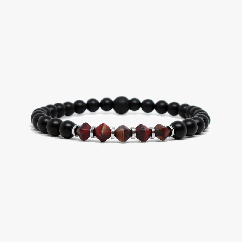 Bicone Czech Glass, Black Onyx