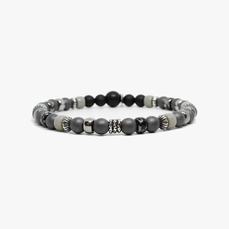 Hematite, Czech Glass, Sterling
