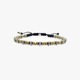 Faceted Hematite, Sterling Beads