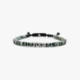 Heishi Gemstone, Sterling Stack