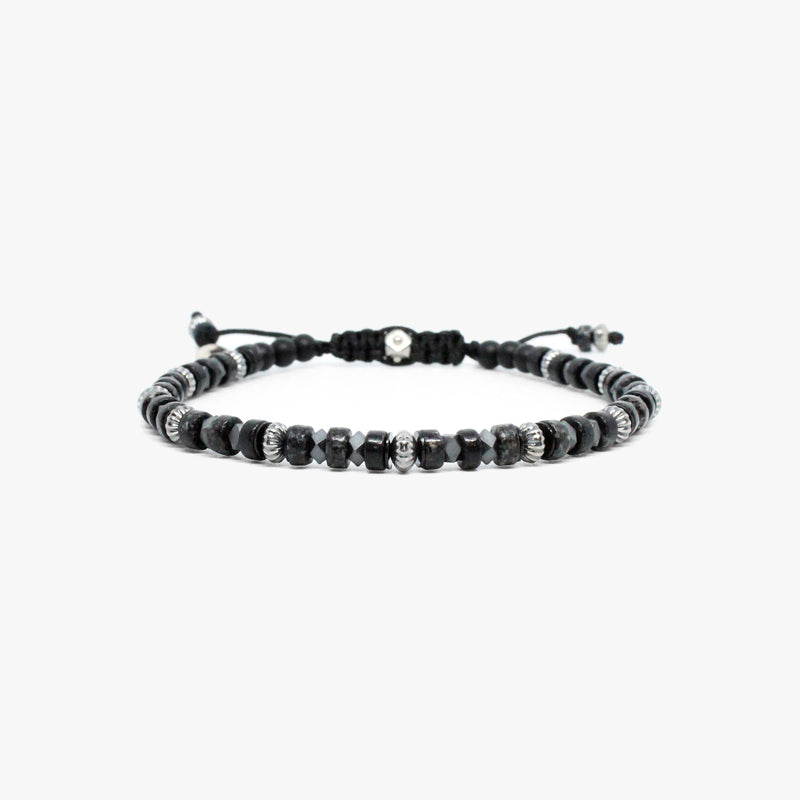 Heishi Gemstone, Faceted Hematite