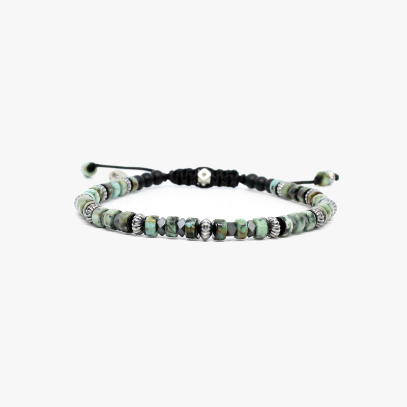 Heishi Gemstone, Faceted Hematite