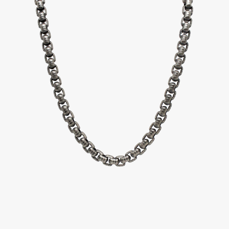 Sterling Venetian Box Chain Necklace