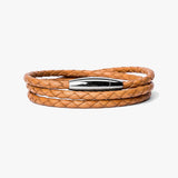 Mediterranean Braided Leather Wrap
