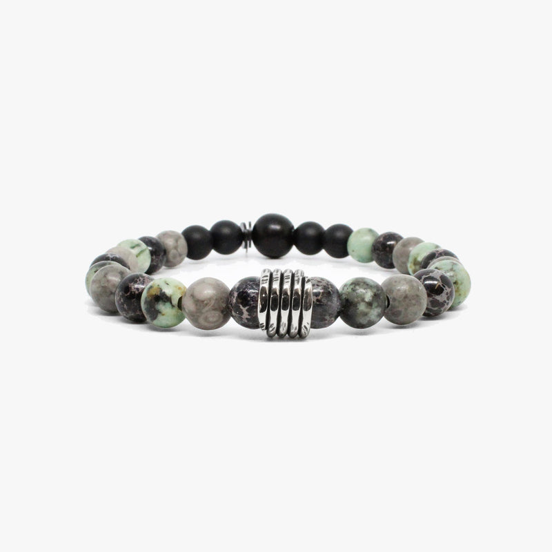 Gemstone, Handmade Sterling Coil