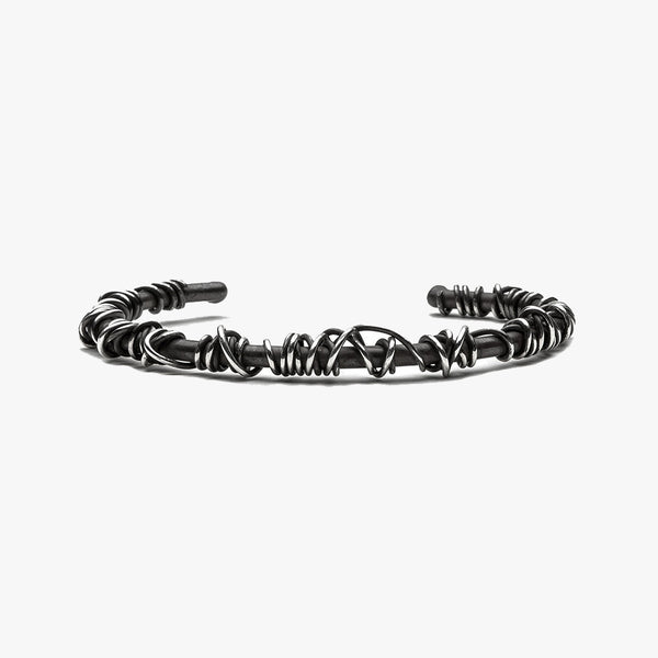 Sterling Wire Wrap Cuff