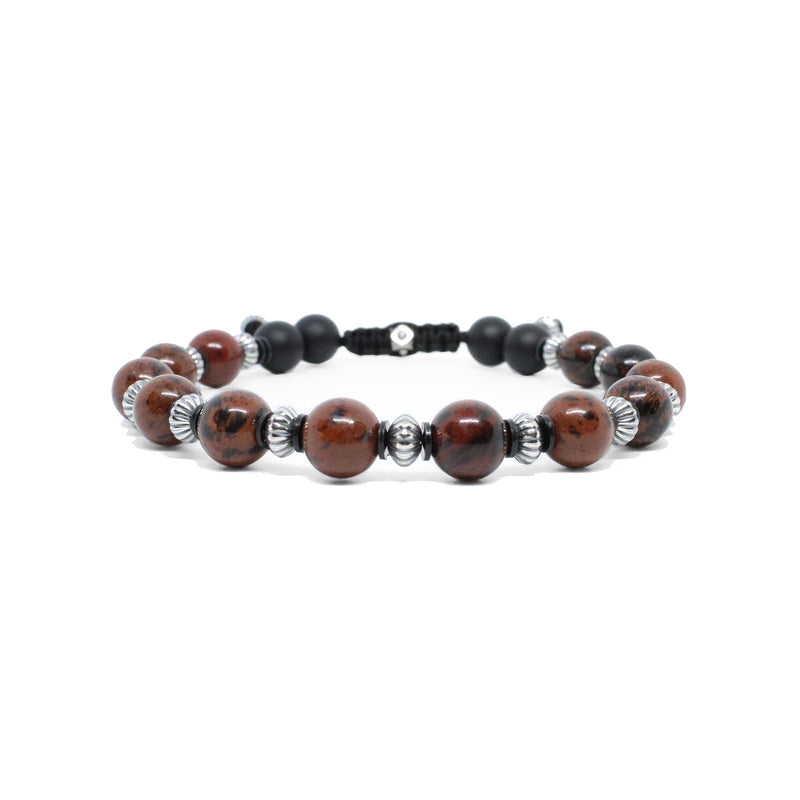 Mahogany Obsidian, Sterling Silver