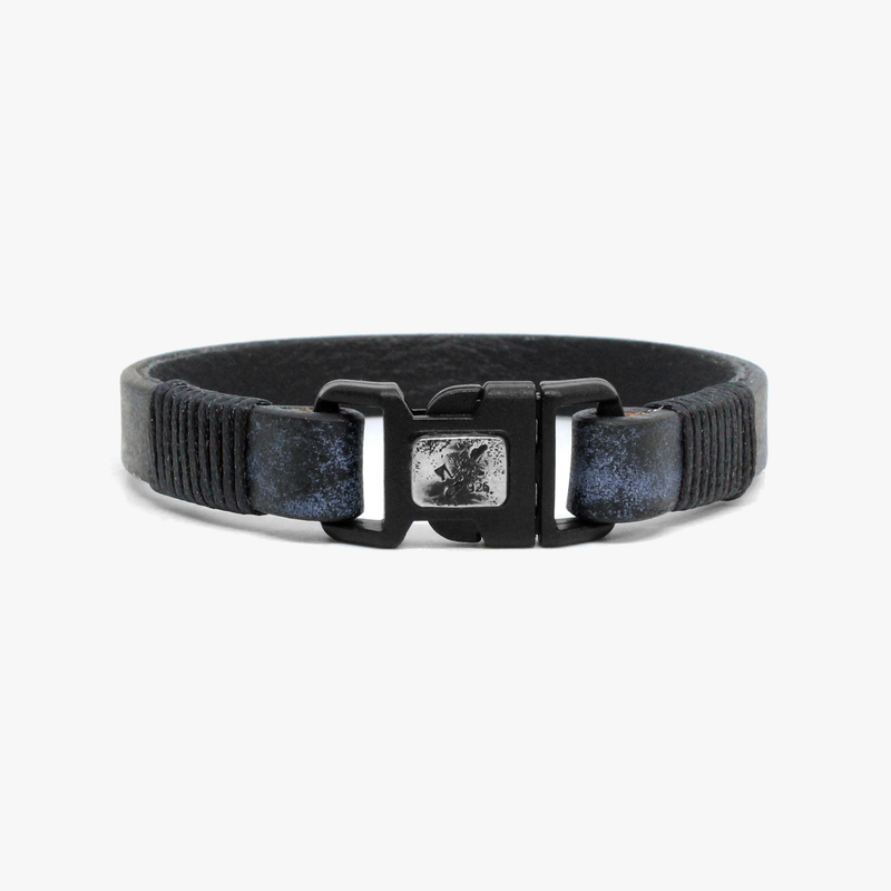 Leather Strap, Buckle, Sterling