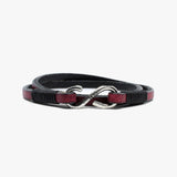 Rustic Leather Double, Sterling Clasp