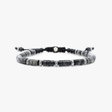 Heishi Gemstone, Sterling, Hematite