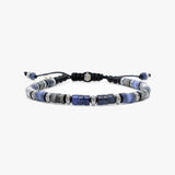 Heishi Gemstone, Sterling, Hematite