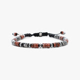 Heishi Gemstone, Sterling, Hematite