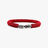 Braided Nylon, Sterling Clasp