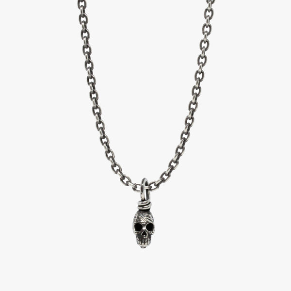 Sterling Skull Necklace
