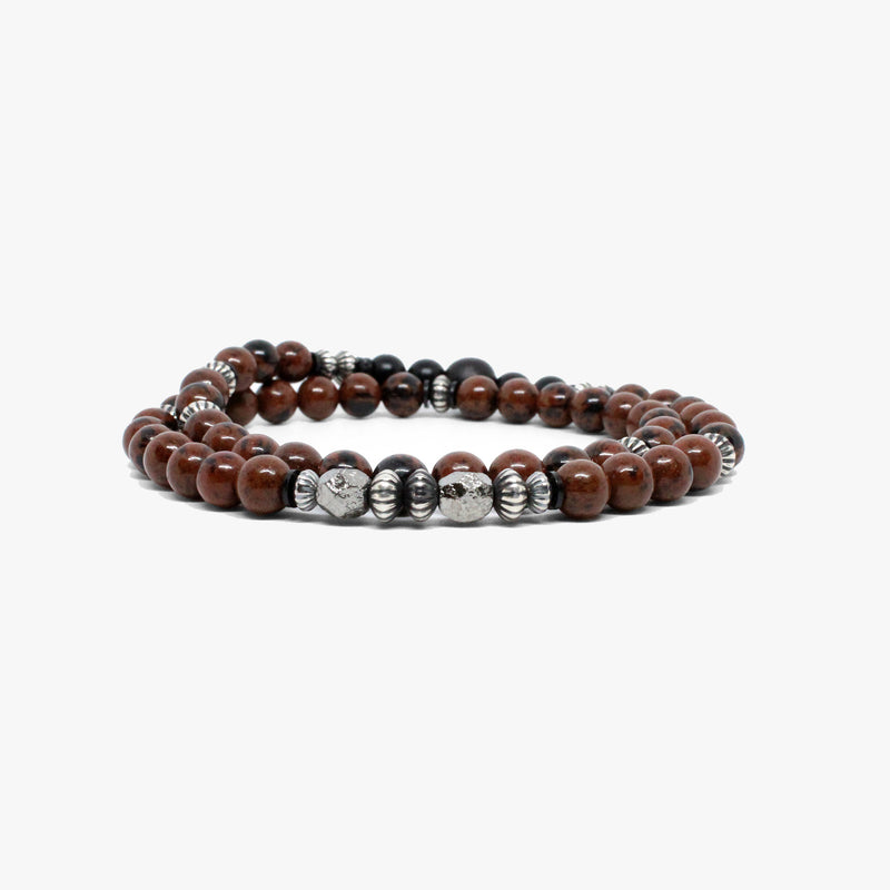 Gemstone and Sterling Double