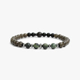 Gray Wood, Sterling and Gemstone