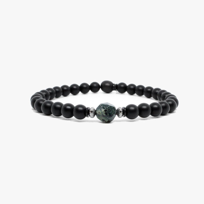 Faceted Gemstone, Black Onyx