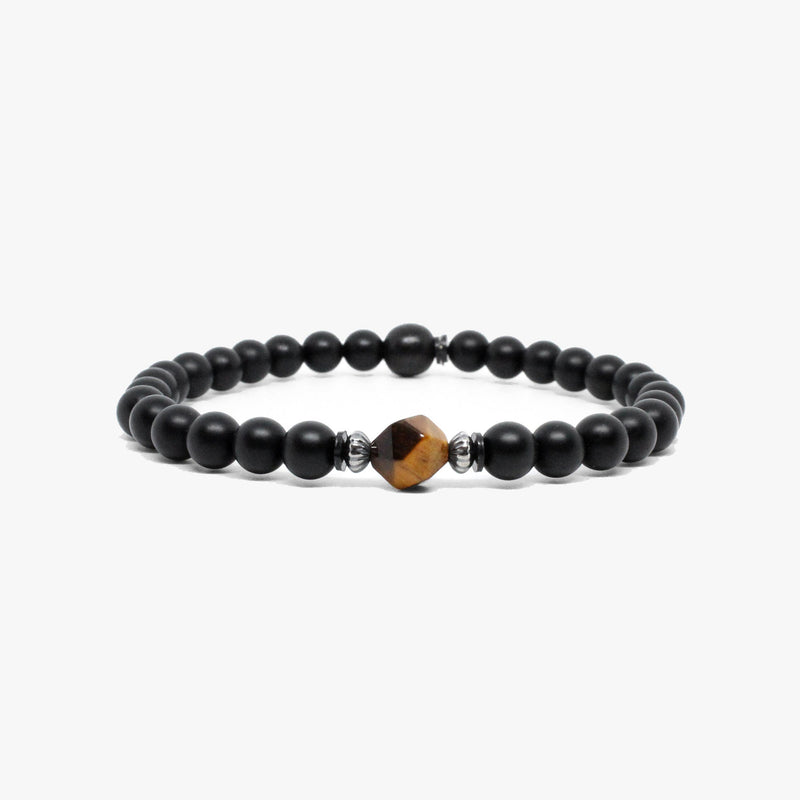 Faceted Gemstone, Black Onyx